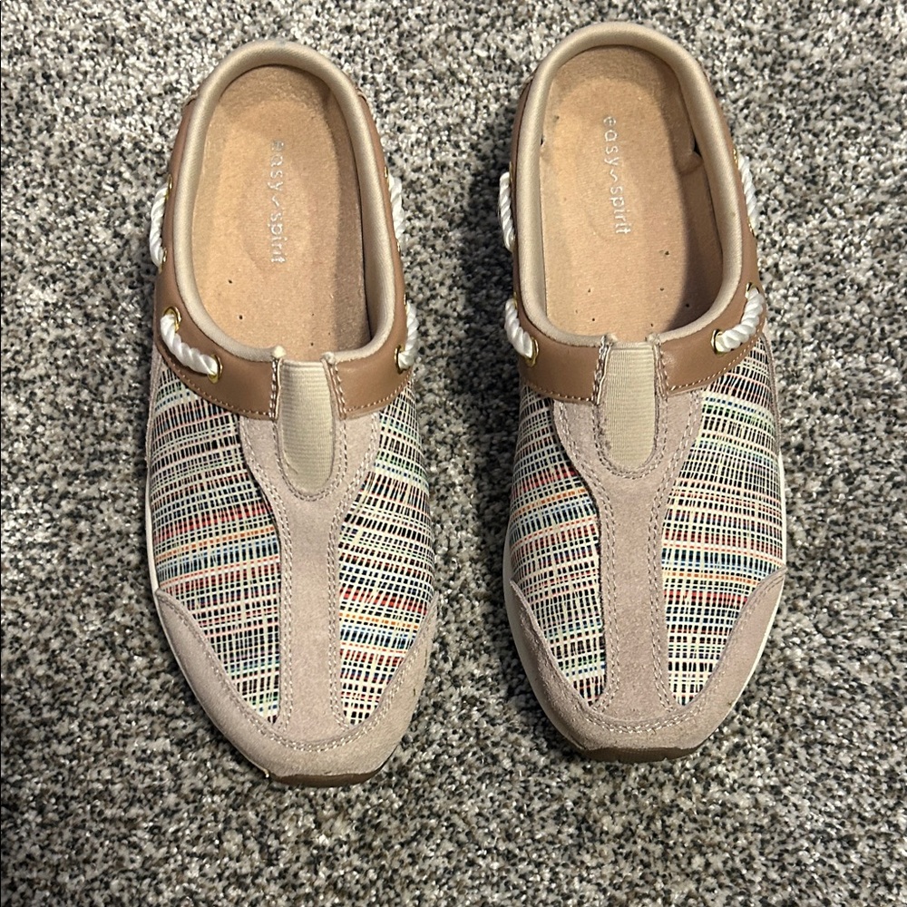Easy Spirit multi color slip on shoes size 6.5
